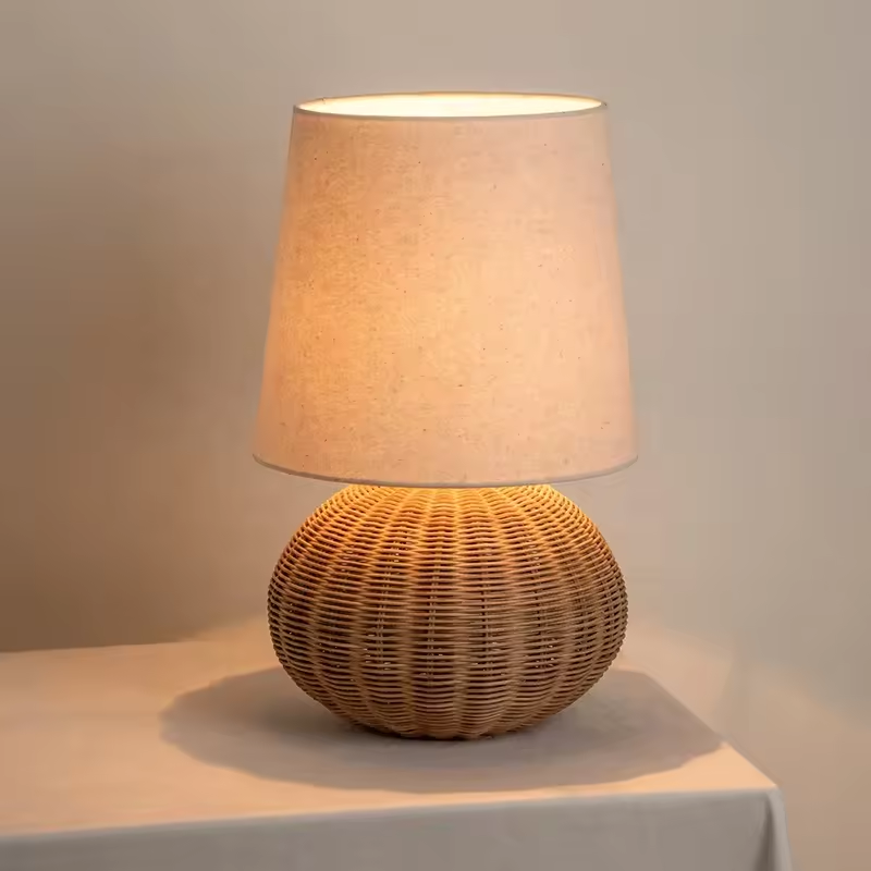 Rattan Table Lamp